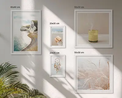 Bildergalerie-Set für die Wand mit entspannenden Buchmotiven