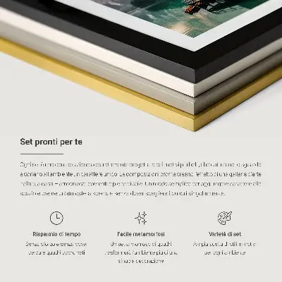 Bildergalerie-Set für die Wand mit entspannenden Buchmotiven