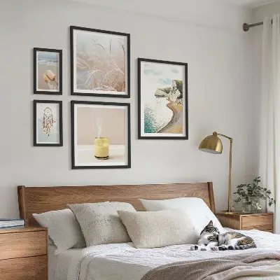 Bildergalerie-Set für die Wand mit entspannenden Buchmotiven