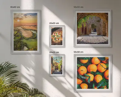 Bilderset fürs Sofa mit italienischen Naturlandschaften