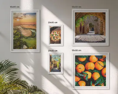 Bilderset fürs Sofa mit italienischen Naturlandschaften
