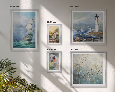 Modernes wandbilder-set Meeresabenteuer und Landschaften