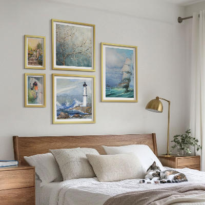 Modernes wandbilder-set Meeresabenteuer und Landschaften