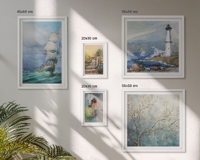 Modernes wandbilder-set Meeresabenteuer und Landschaften