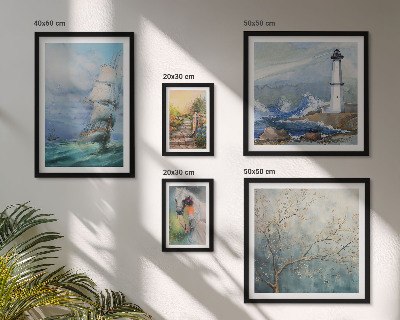 Modernes wandbilder-set Meeresabenteuer und Landschaften