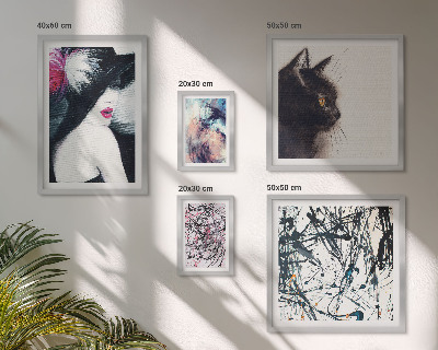 Bildergalerie-set für die wand Stilvolle abstrakte Porträts