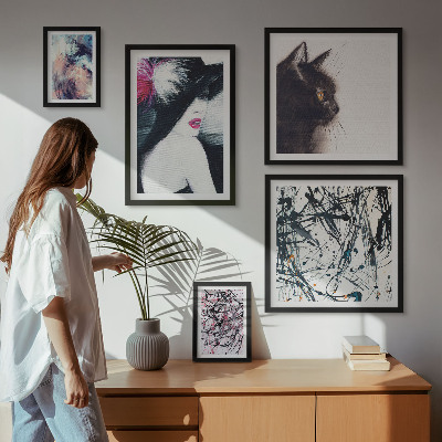 Bildergalerie-set für die wand Stilvolle abstrakte Porträts