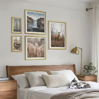 Bildergalerie-Set für die Wand mit Wildtierlandschaften