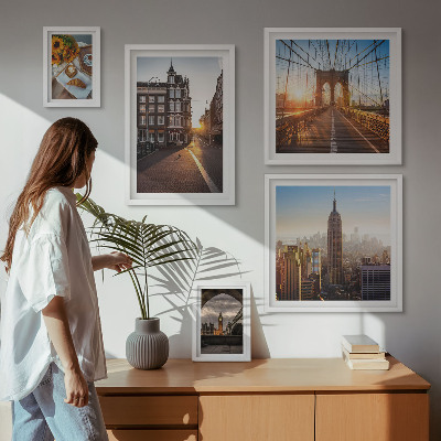 Bildergalerie-set für die wand Charmante Stadtarchitektur