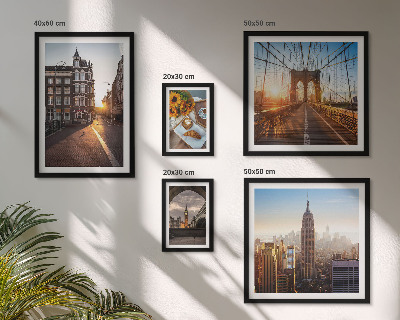 Bildergalerie-set für die wand Charmante Stadtarchitektur