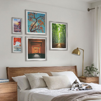 Bildergalerie-set für die wand Japanische Bambuslandschaften