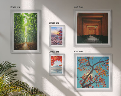 Bildergalerie-set für die wand Japanische Bambuslandschaften
