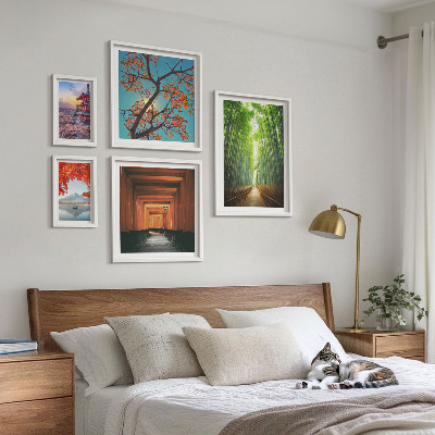 Bildergalerie-set für die wand Japanische Bambuslandschaften
