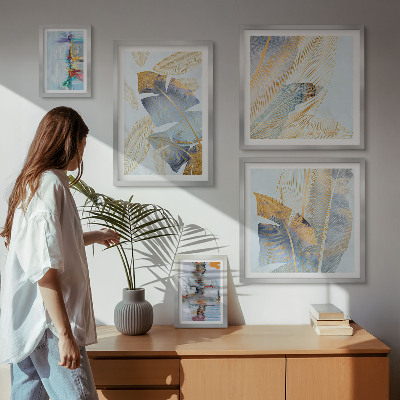 Modernes wandbilder-set Moderne Pflanzenmotive