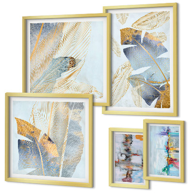 Modernes wandbilder-set Moderne Pflanzenmotive