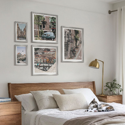 Bildergalerie-set für die wand Charmante Fahrradstraßen