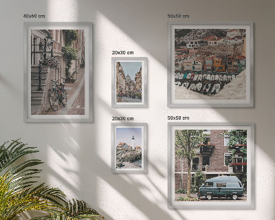 Bildergalerie-set für die wand Charmante Fahrradstraßen