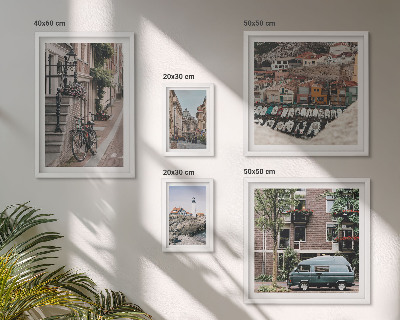 Bildergalerie-set für die wand Charmante Fahrradstraßen