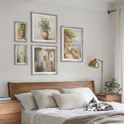 Bildergalerie-set für die wand Stilvolle Ansichten von Küstenstädten