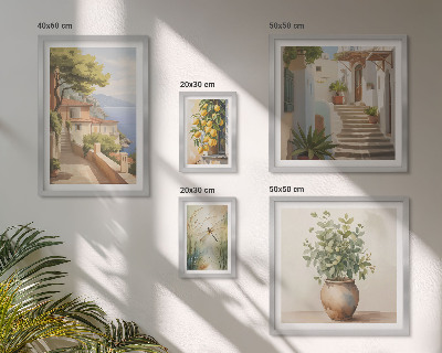 Bildergalerie-set für die wand Stilvolle Ansichten von Küstenstädten