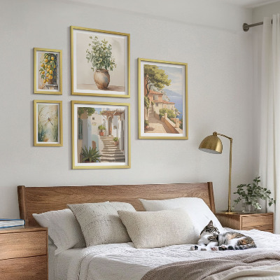 Bildergalerie-set für die wand Stilvolle Ansichten von Küstenstädten