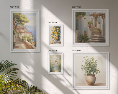 Bildergalerie-set für die wand Stilvolle Ansichten von Küstenstädten