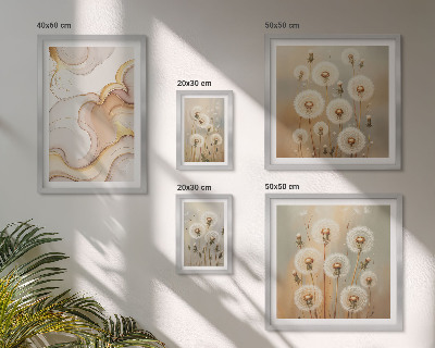 Bilderset fürs sofa Florale Motive von zarter Natur
