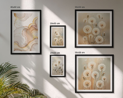 Bilderset fürs sofa Florale Motive von zarter Natur
