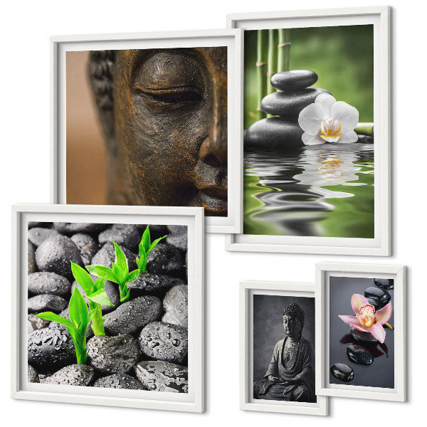 Bildergalerie-set für die wand Entspannende Zen-Atmosphäre