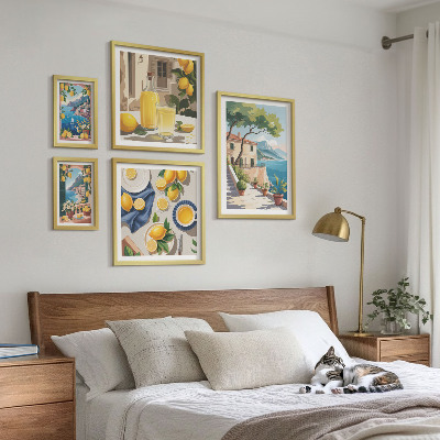 Bildergalerie-set für die wand Zitronen mit malerischem Ausblick