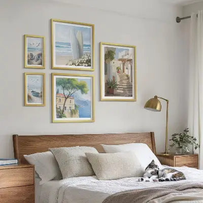 Bildergalerie-Set für die Wand mit stimmungsvollen Meerblicken