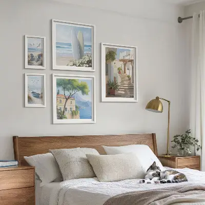 Bildergalerie-Set für die Wand mit stimmungsvollen Meerblicken