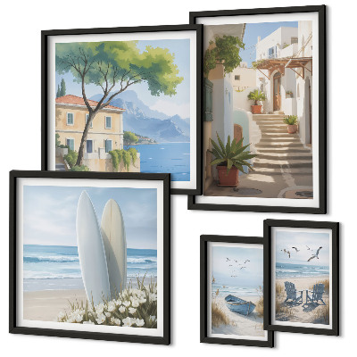 Bildergalerie-set für die wand Stilvolle Meerblicke