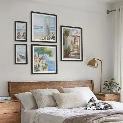 Bildergalerie-Set für die Wand mit stimmungsvollen Meerblicken