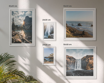 Bildergalerie-set für die wand Landschaften, Wasserfälle, Strände