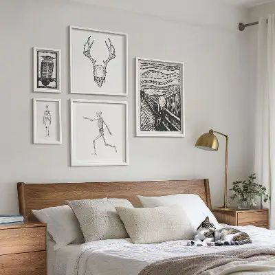 Bildergalerie-Set für die Wand surrealistische Kunst mit Natur- und Menschenmotiven