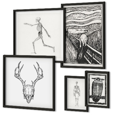 Bildergalerie-set für die wand Surrealistische Kunst Natur Mensch
