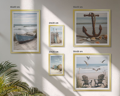 Bildergalerie-set für die wand Küstenatmosphäre, Entspannung, Strand