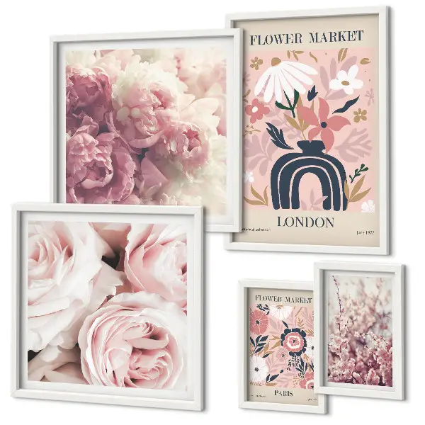 Bildergalerie-Set für die Wand florale Boho-Dekoration