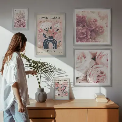 Bildergalerie-Set für die Wand florale Boho-Dekoration