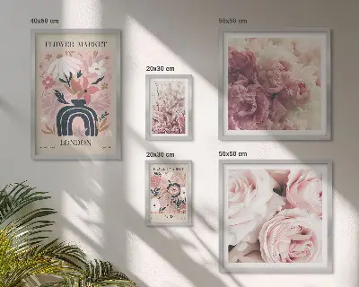 Bildergalerie-Set für die Wand florale Boho-Dekoration