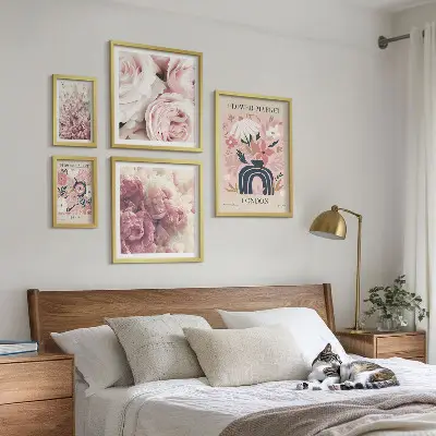 Bildergalerie-Set für die Wand florale Boho-Dekoration