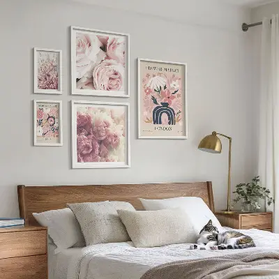 Bildergalerie-Set für die Wand florale Boho-Dekoration