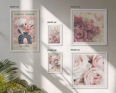 Bildergalerie-Set für die Wand florale Boho-Dekoration