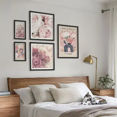 Bildergalerie-Set für die Wand florale Boho-Dekoration