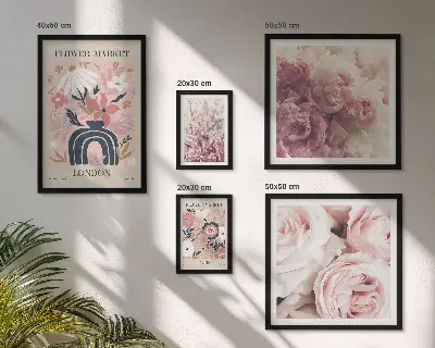 Bildergalerie-Set für die Wand florale Boho-Dekoration