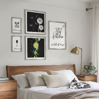 Bildergalerie-set für die wand Kücheninspirationen mit Liebe