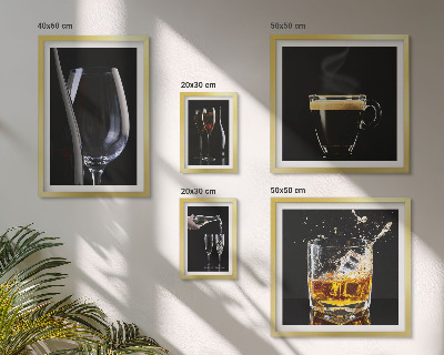 Modernes wandbilder-set Cocktails im Bar-Stil
