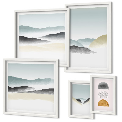 Bildergalerie-set für die wand Abstrakte Naturlandschaften