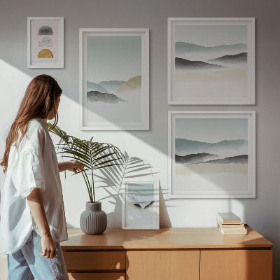 Bildergalerie-set für die wand Abstrakte Naturlandschaften